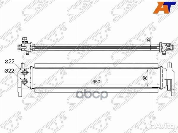 Интеркулер audi A3/S3 12/skoda octavia