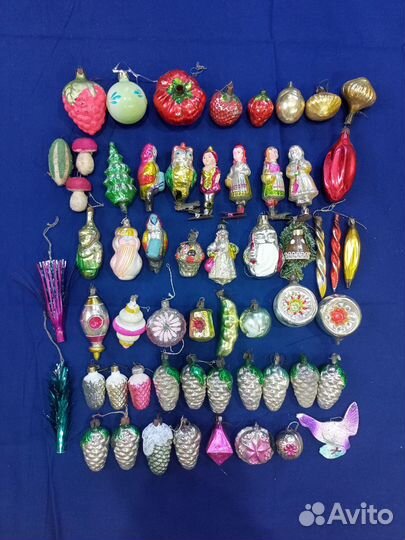 Елочные новогодние игрушки СССР