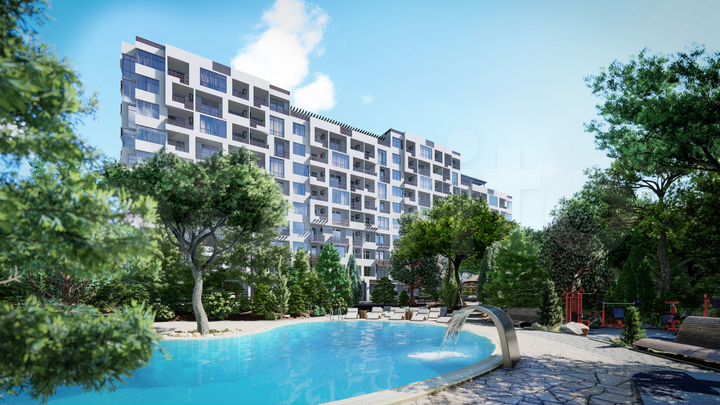 1-к. квартира, 68,9 м², 15/16 эт.