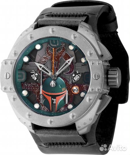 Часы Invicta Star Wars Boba Fett Напульсник Новые