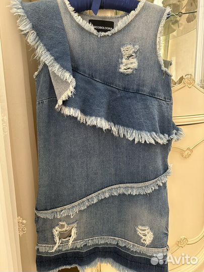 Джинсовое платье