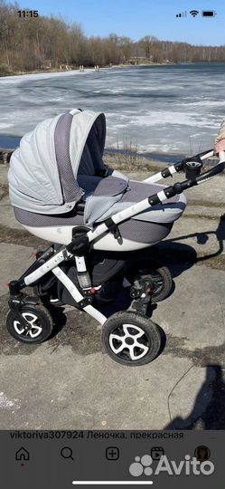 Коляска 2 в 1 adamex barletta