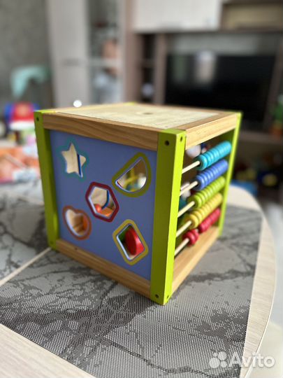 Развивающий деревянный блок