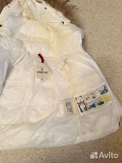 Комбинезон Moncler детский 80-86 р белый