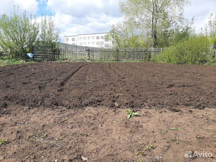 Вспашка огородов мотоблоком