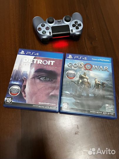 Detroit become human ps4 и God of War ps4 диски