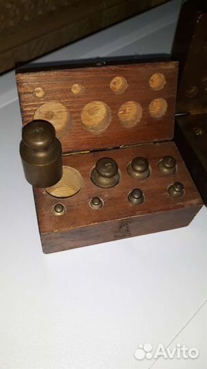 Антикварный набор гирек Начало 20 века