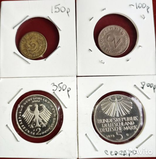 Монеты, фрачник серебро 925