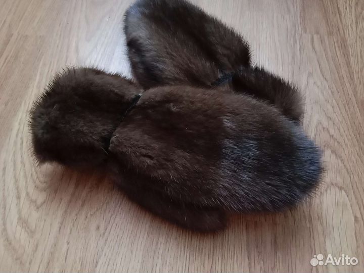 Варежки норковые