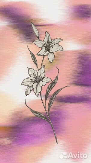 Тату с цветами за расходники