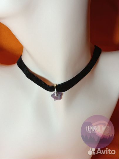 Чокеры с натуральными камнями