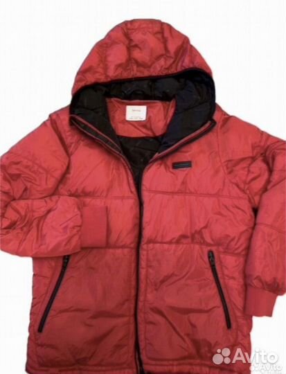 Зимняя куртка р.48 Bershka с капюшоном пуховик