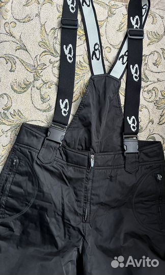 Горнолыжные брюки женские с лямками 44-46