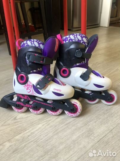 Коньки роликовые ролики oxelo 28-30