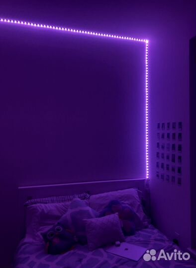 Светодиодная лента 15 метров RGB LED с пультом