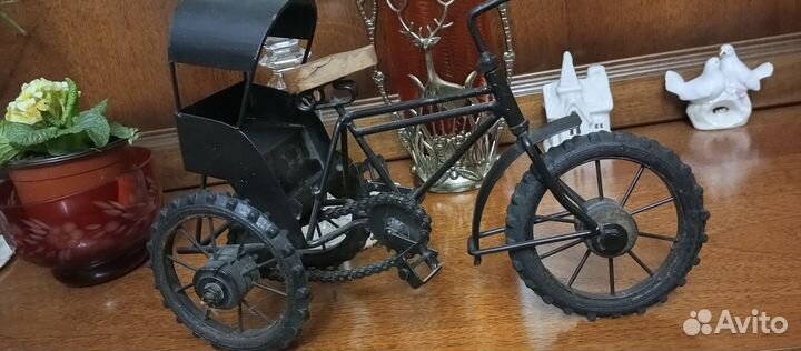 Велосипед игрушка реалистичный металл