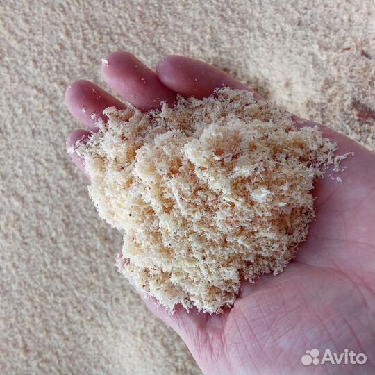 Опилки в мешках