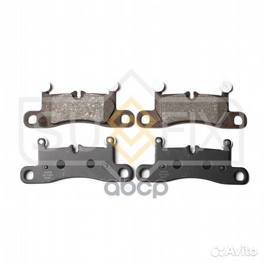 Колодки тормозные дисковые зад прав/лев SX1