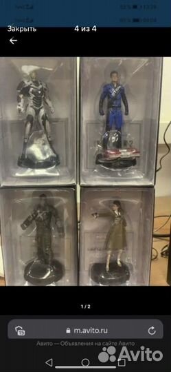 4 фигуры marvel
