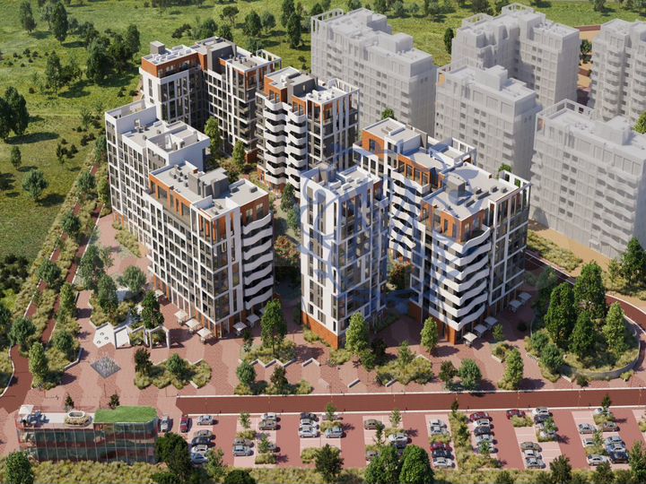 Квартира-студия, 97,4 м², 8/8 эт.