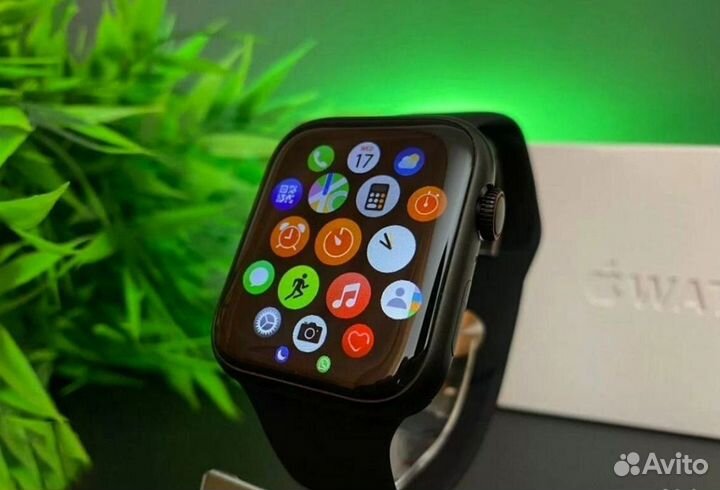 Apple watch series 9(при включении яблоко)