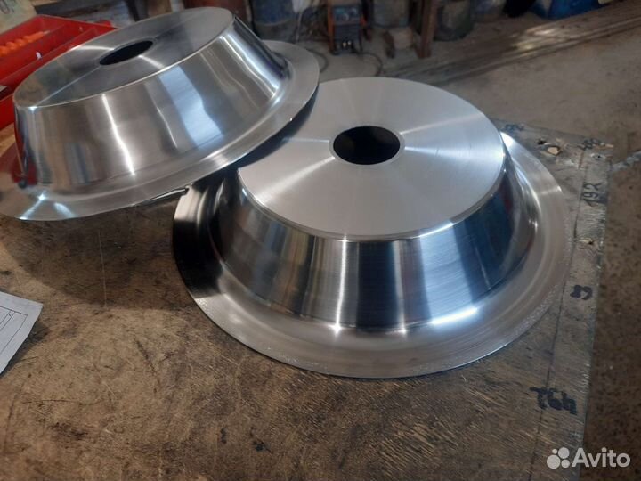 Ротационная вытяжка металла(закатка)