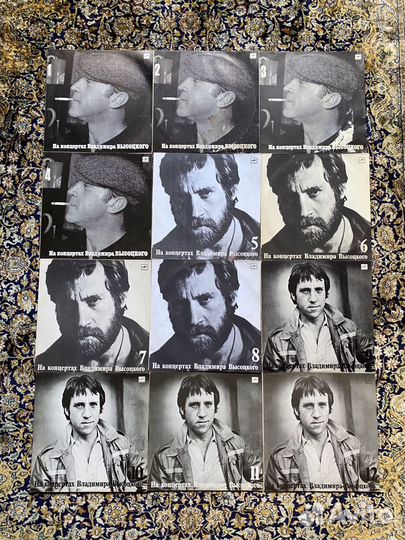 Клдекция виниловых пластинок Владимира Высоцкого