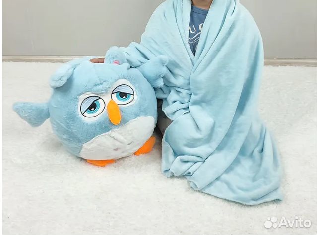 Сова с пледом