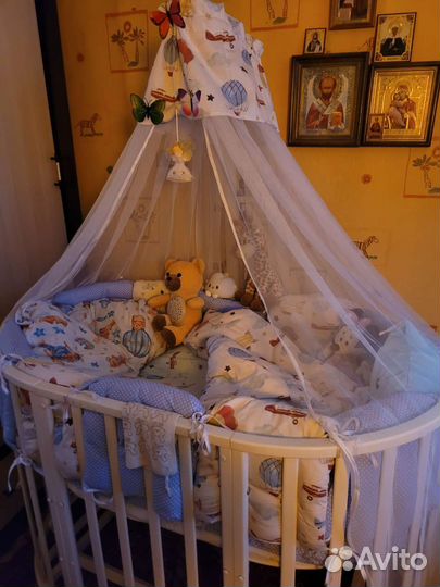 Бортики в детскую кроватку