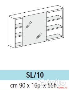 202578 Зеркало Bagno Piu SL/10