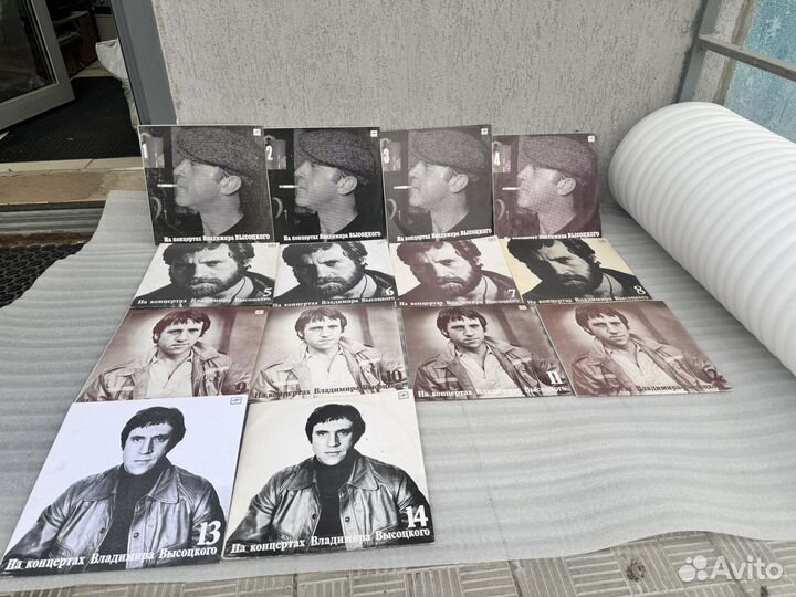 Пластинки виниловые Владимира Высоцкого номерные