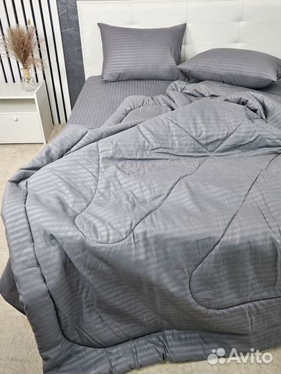 Комплект постельного белья с готовым одеялом