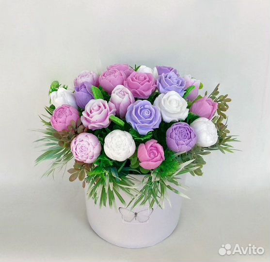 Букеты из мыла ручной работы