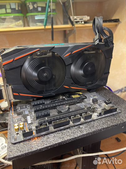 Видеокарта rx580 8gb gigabyte