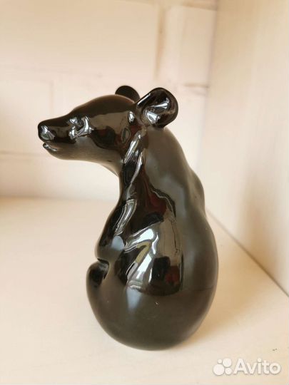 Фарфоровая статуэтка «Гималайский медведь» лфз