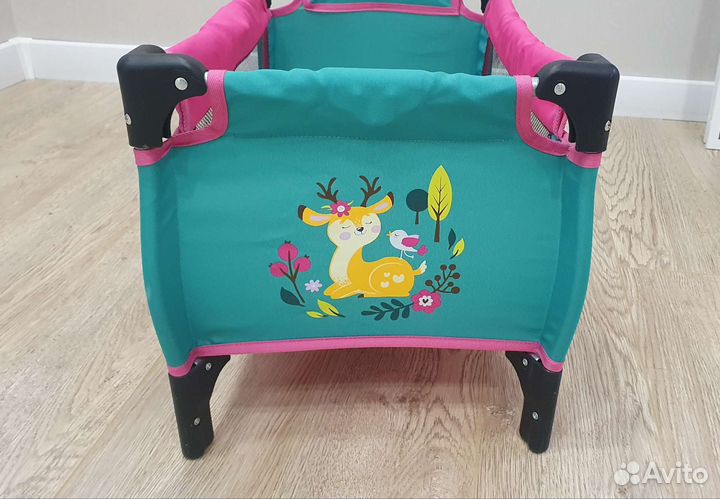 Кроватка-манеж для куклы