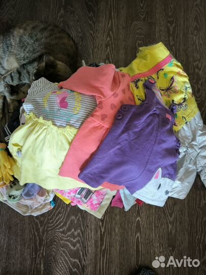 Вещи пакетом на девочку р 68-92