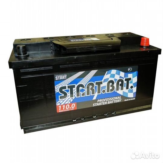 110Ач Аккумулятор Start.Bat. 6ст-110 оп