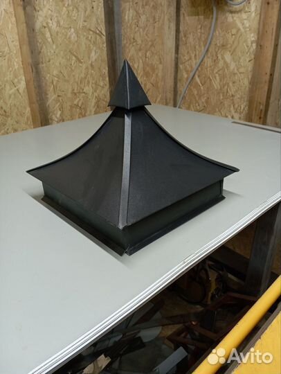 Колпаки на столбы забора Восточный 38*38