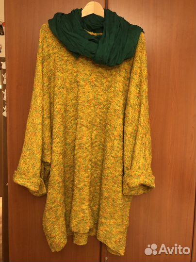 Туника женская оверсайз, размер 56 - 62