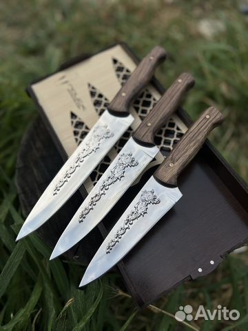 Набор кухонных ножей с подставкой