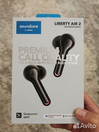 Беспроводные наушники Soundcore liberty air 2