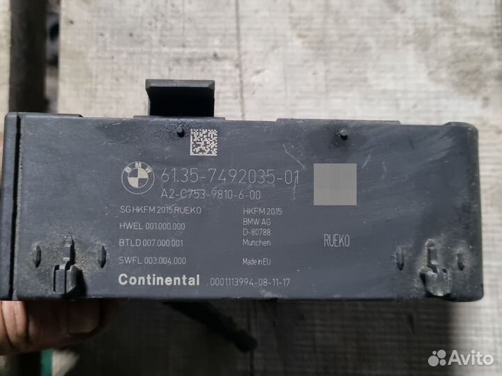 Блок управления крышки багажника Bmw X5 F15