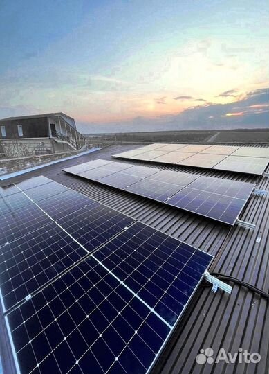 Комплект солнечных панелей с установкой под ключ
