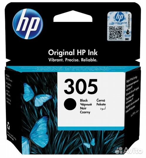 Картридж HP 305 3YM61AE черный струйный