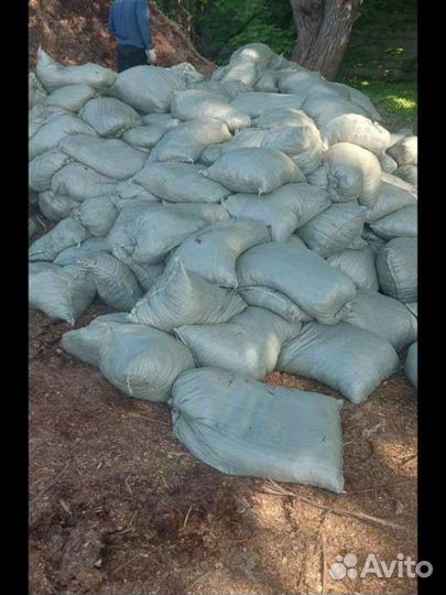 Навоз перегной конский в мешках