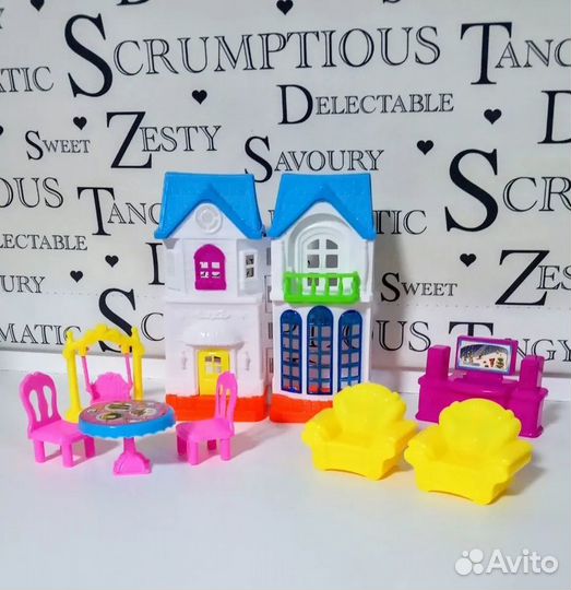 Кукла летающая фея Кукольный домик и мебель