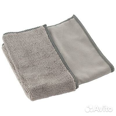 Салфетка для автомобиля 2-сторонняя замша/микрофиб