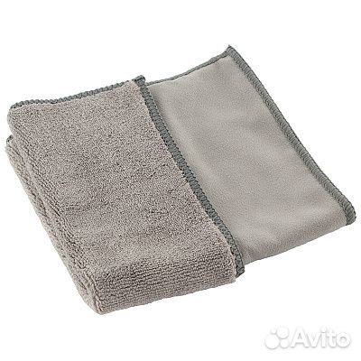 Салфетка для автомобиля 2-сторонняя замша/микрофиб