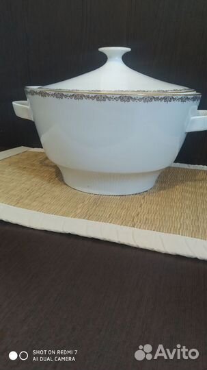 Супница ГДР Кольдиц форфор